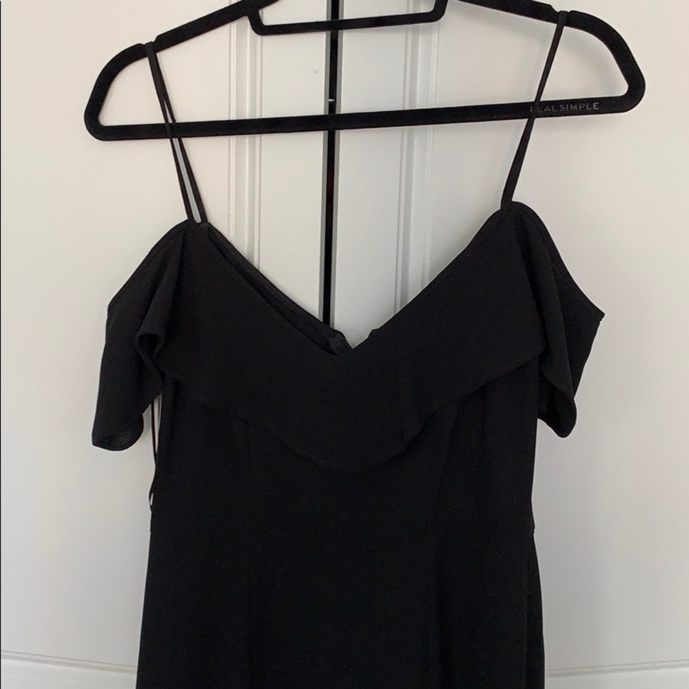 black jumpsuit